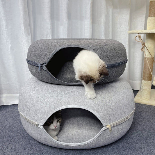 Donut Pet Cat Tunnel Toy